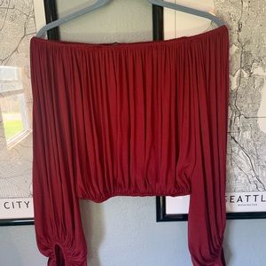 off the shoulder top